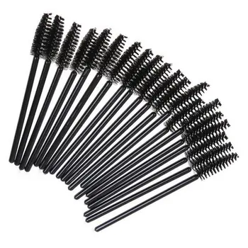 

Make Up Hot Selling 100 PCS Disposable One-Off Eyelash Mini Brush Mascara Wands Applicator make up brush