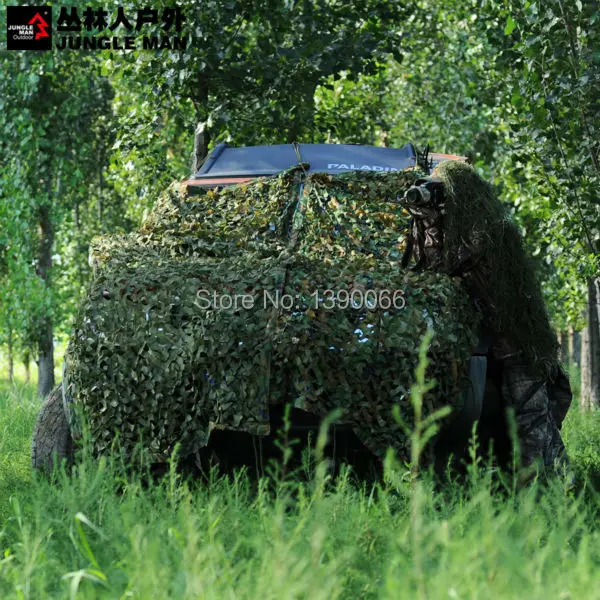 4x4m Car Drop netting Military Camouflage Net jungle camouflage neting ...