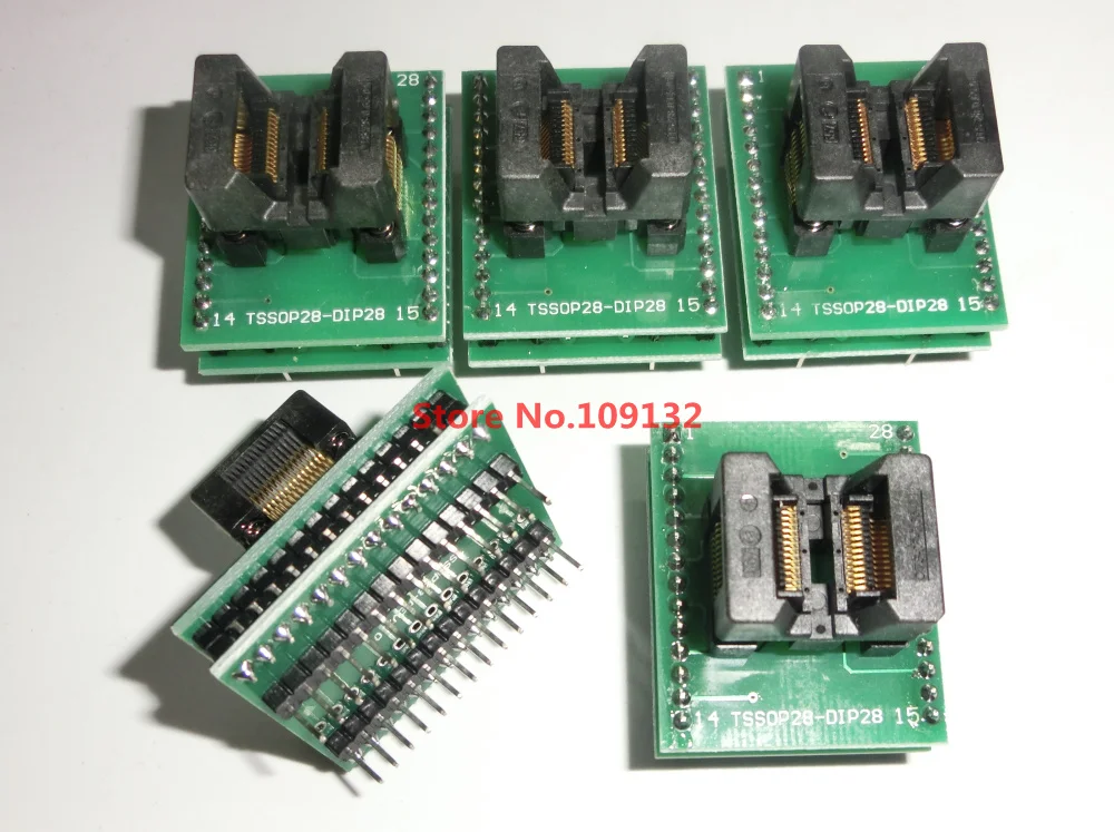 2 шт./лот TSSOP28 к DIP28 адаптер TSSOP20 TSSOP24 TL866 A TL866 CS адаптер TSSOP8 к DIP28 IC Тест гнездо адаптера 0.65 мм шаг