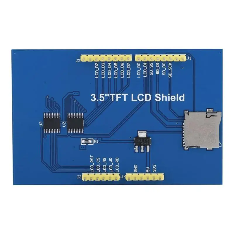 Сенсорный экран ЖК-дисплей модуль 28 контактов для Arduino и Mega 2560 платы DC 2,8-3,3 V ILI9486 ILI9488L