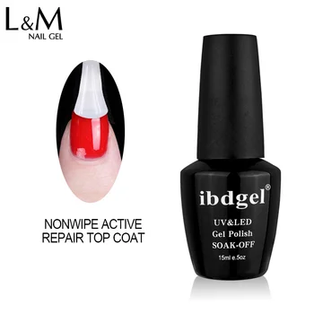 

6 pcs Active repair non-wipe top coat Gel Art Soak Off Uv Polish Health ring maintenance effect, long-lasting wear resistance