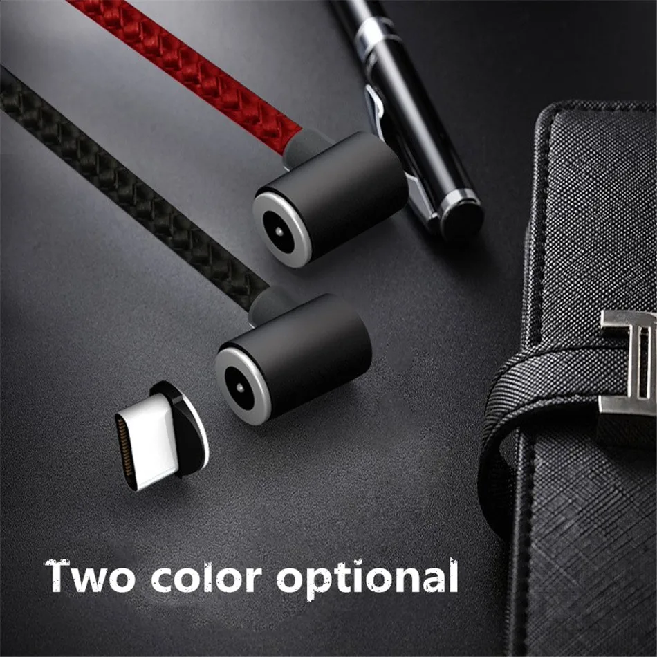 NOHON Elbow Magnetic Fast Charge Cable Lighting Micro USB Type C For iPhone X 7 8 Samsung Universal Phone Magnet Charging Cables (7)