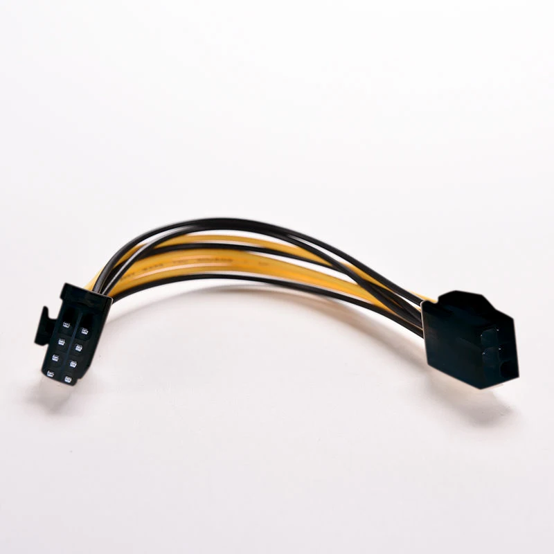 18 см/7," 6-контактный переходник с внутренней женские «мама» к 8 Pin типа «папа» PCI Express кабель Конвертор питания Процессор видео Графика карты 6Pin для 8Pin PCIE Мощность кабель