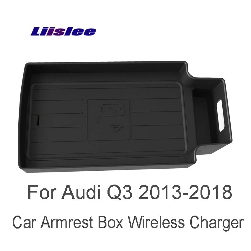 

Liislee Car Armrest Box Car Handrails Box Car Quick Charge Fast Mobile Phone For Audi Q3 2013~2018 Car Charger Storage