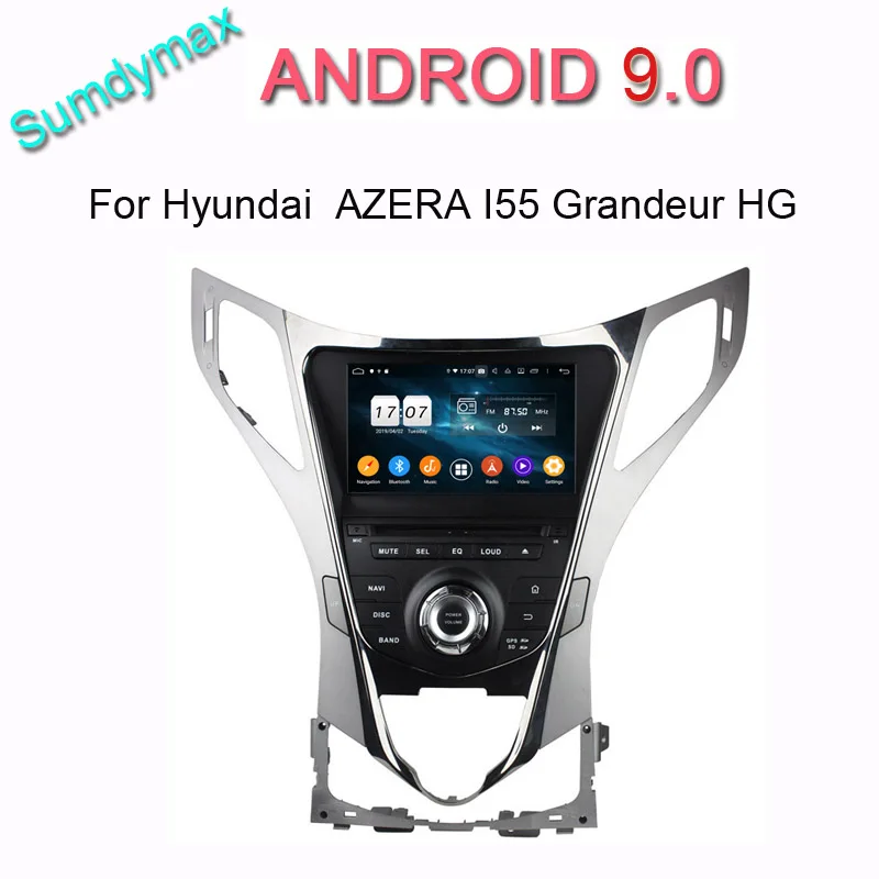Автомобильный dvd-плеер с восьмиядерным процессором android 10 для hyundai AZERA greathg I55 2011-2016