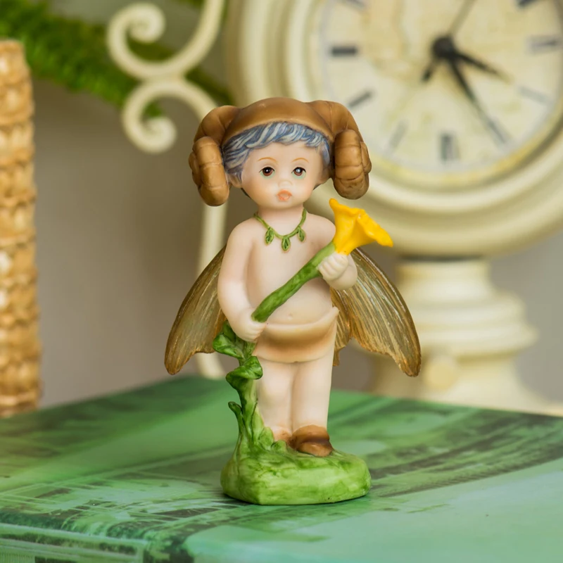 Мультфильм мини летающий цветочный Сказочный миниатюрный бонсай Статуэтка ремесло DIY кукольный домик украшение садового орнамента игрушки - Цвет: SZ362E