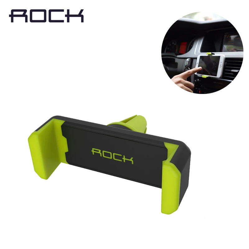 car phone holder stand ROCK 360 degree adjustable Universal air vent mobile phone mount holder for iPhone 5 6 Plus 6inch phone