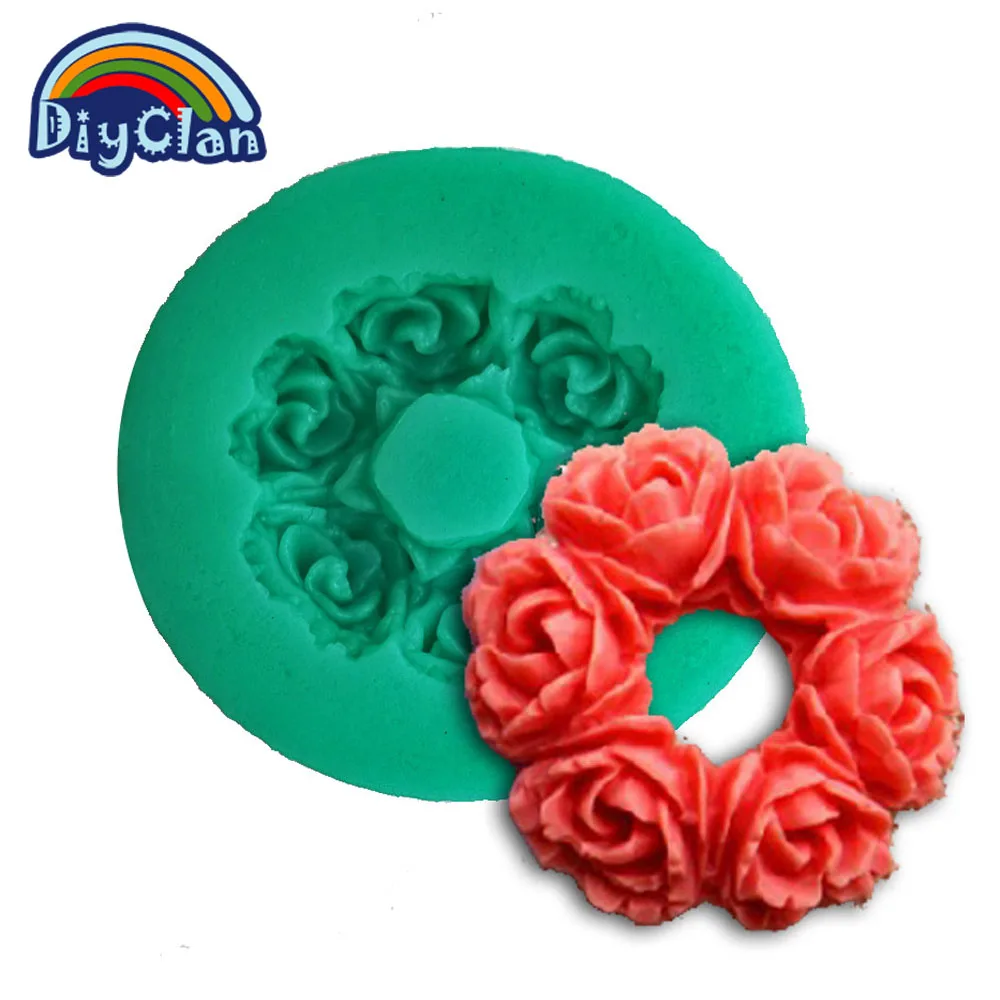 Новый DIY силиконовые формы для тортов украшения fondant mold Шоколадные конфеты поднос