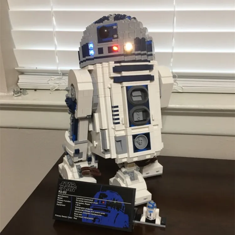 r2d2 lego light kit
