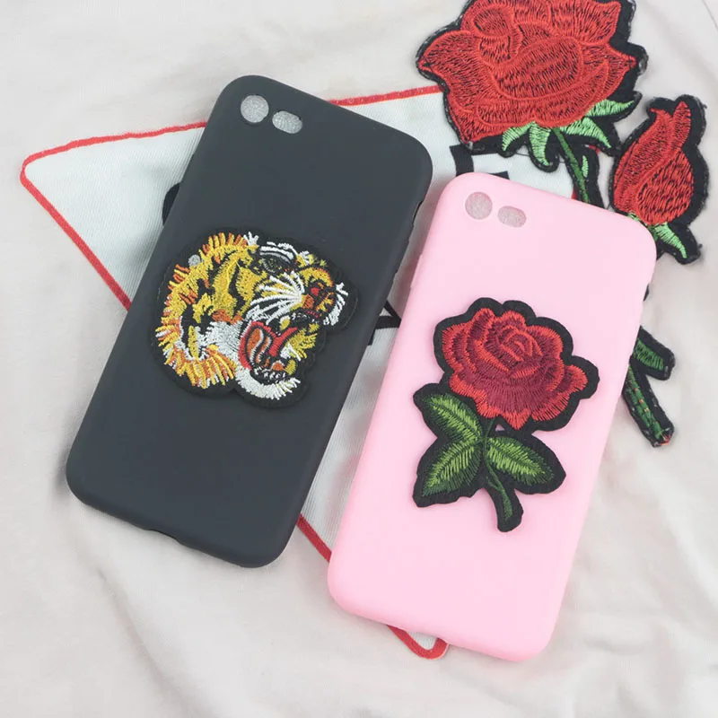

Flower Tiger Case for Meizu M9 Note M8 Note M5s M6s Note M3s U10 U20 M6T 15 Lite 16 Plus 16X 16S 8X Soft Embroidery Rose Cover