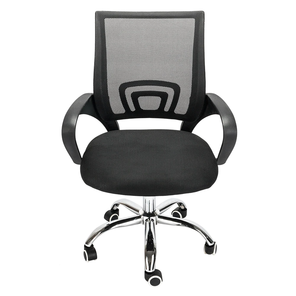Black Breathable Mesh Back Gas Lift Adjustable Office Swivel Chair Staff office meeting swivel chair computer chair