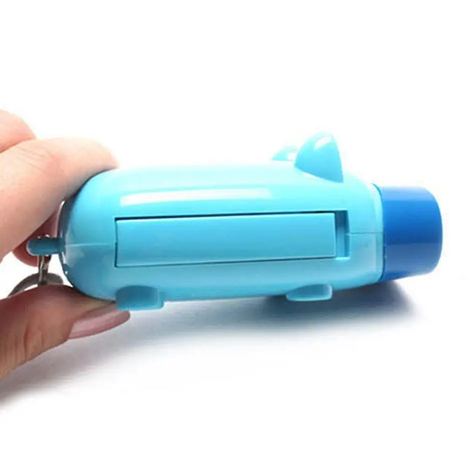 AIMINHO Hand-press 2 LED Mini Flashlight Cute Pig Generate Electricity LED Flashlight Emergency Small Torch Color Send By Random (12)