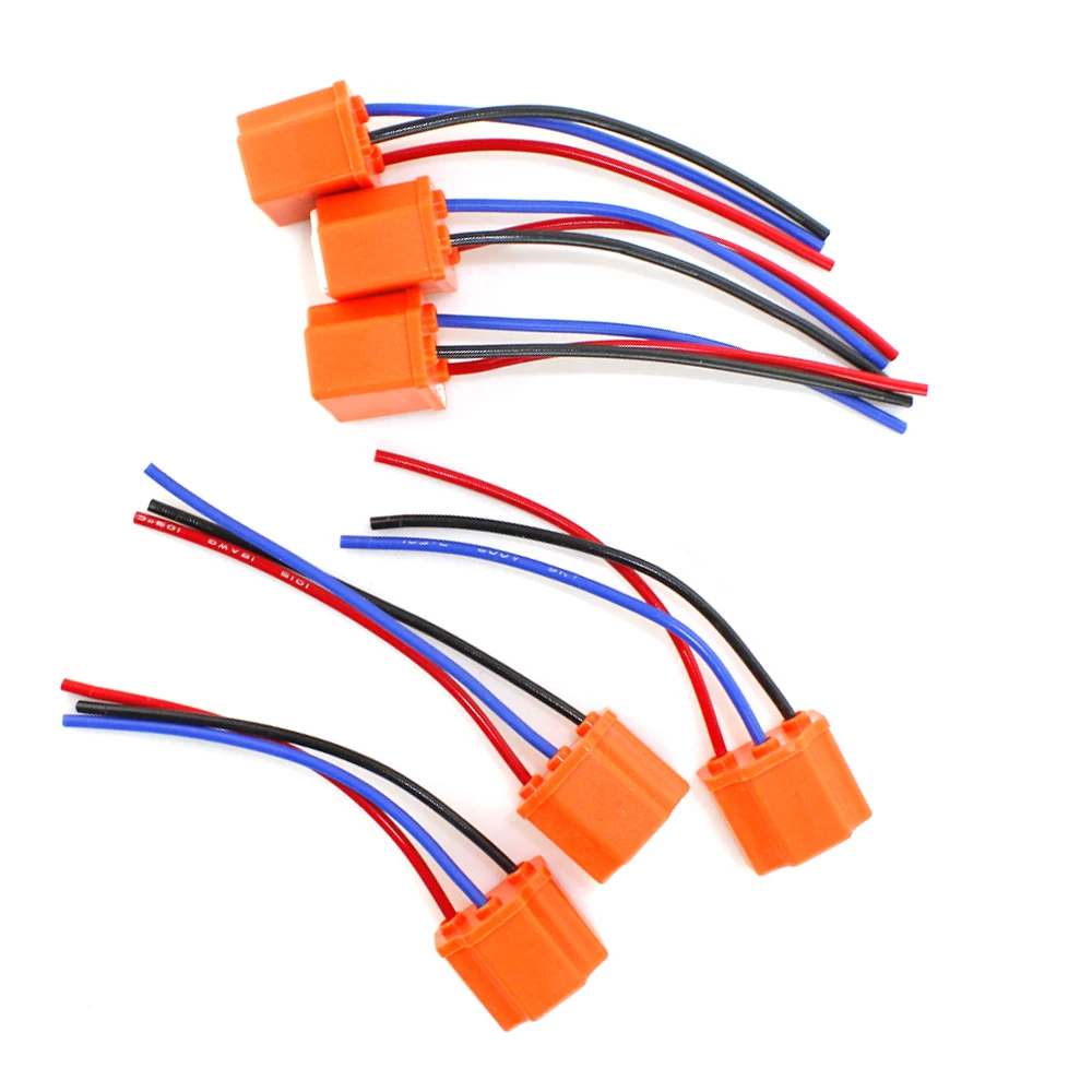Wire Wiring Harness Connector Sockets for Car Headlight (3)