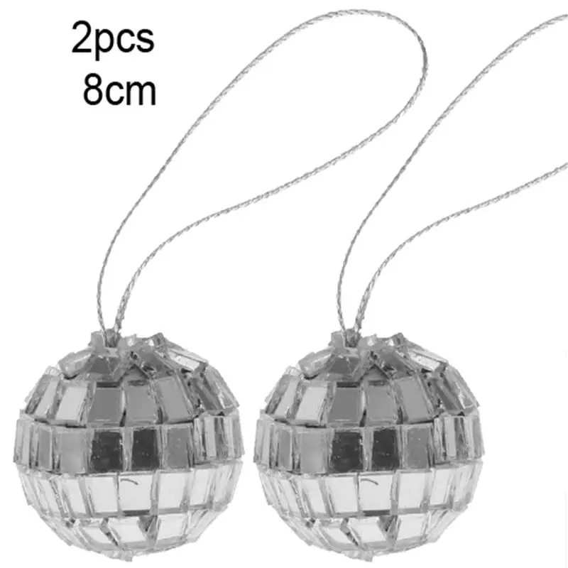 3CM 5CM 8CM Reflective Glass Rotating Mirror Ball With AC Motor For Disco DJ Mirror Reflection Glass Ball Light Bar Decor