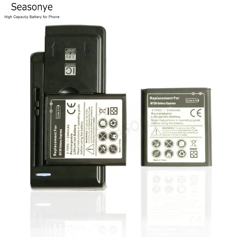 Seasonye 2x2300 мАч EB585157LU сменный аккумулятор + зарядное устройство для Samsung Galaxy Beam Win i8530