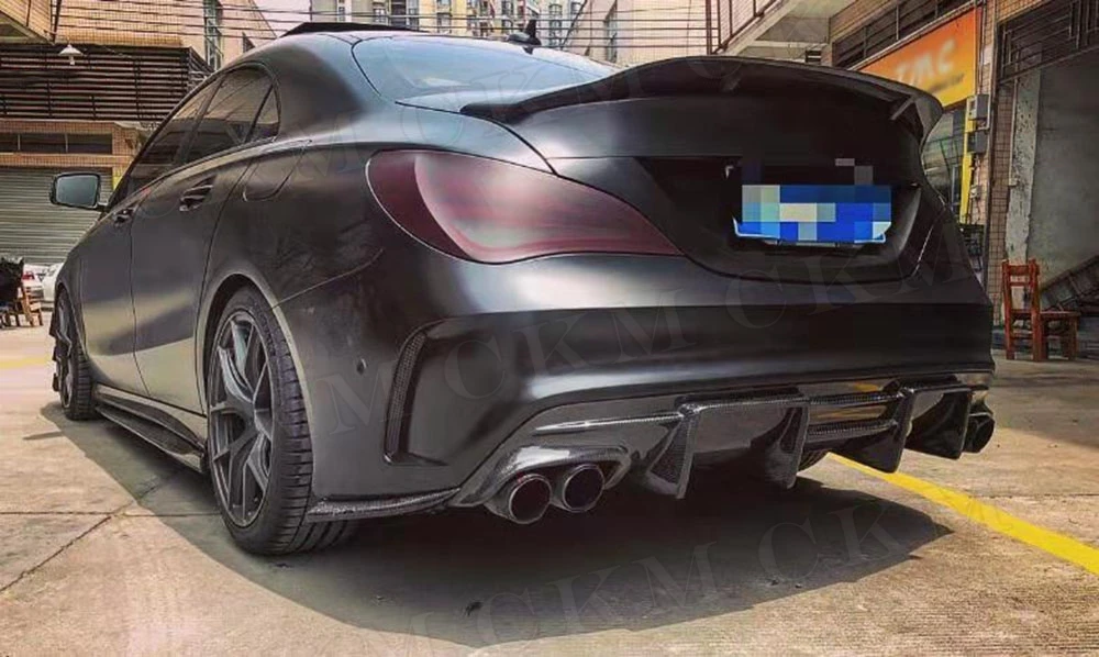 CLA класс углеродного волокна задний спойлер багажник крылья для Mercedes Benz CLA45 W117 C117
