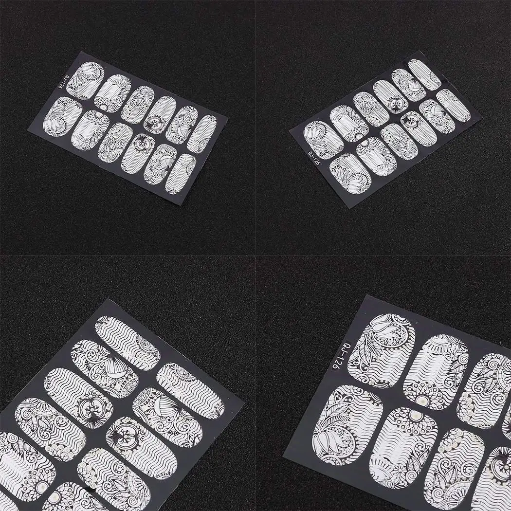 Fashion Flower Pattern Nail Sticker Foils Art As Picture Decoration Tool | Красота и здоровье
