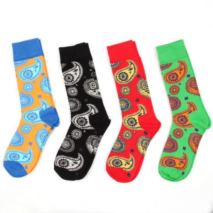 

Korea socks Cotton long Totems fashion Skate Men socks women Stripe Knee High Business Socks brand new winter