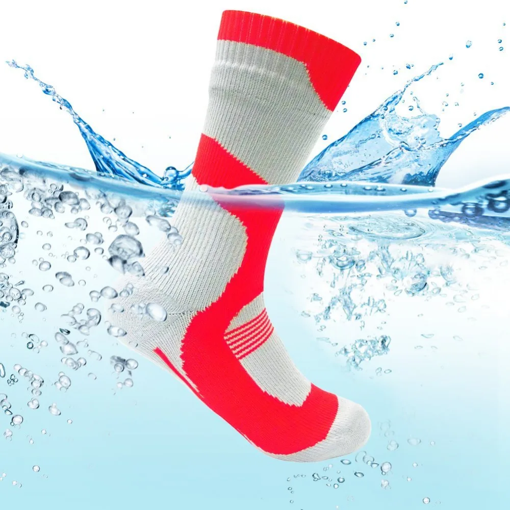 Hot Waterproof Socks Bamboo Fiber Mountaineering Slip Cycling Socks