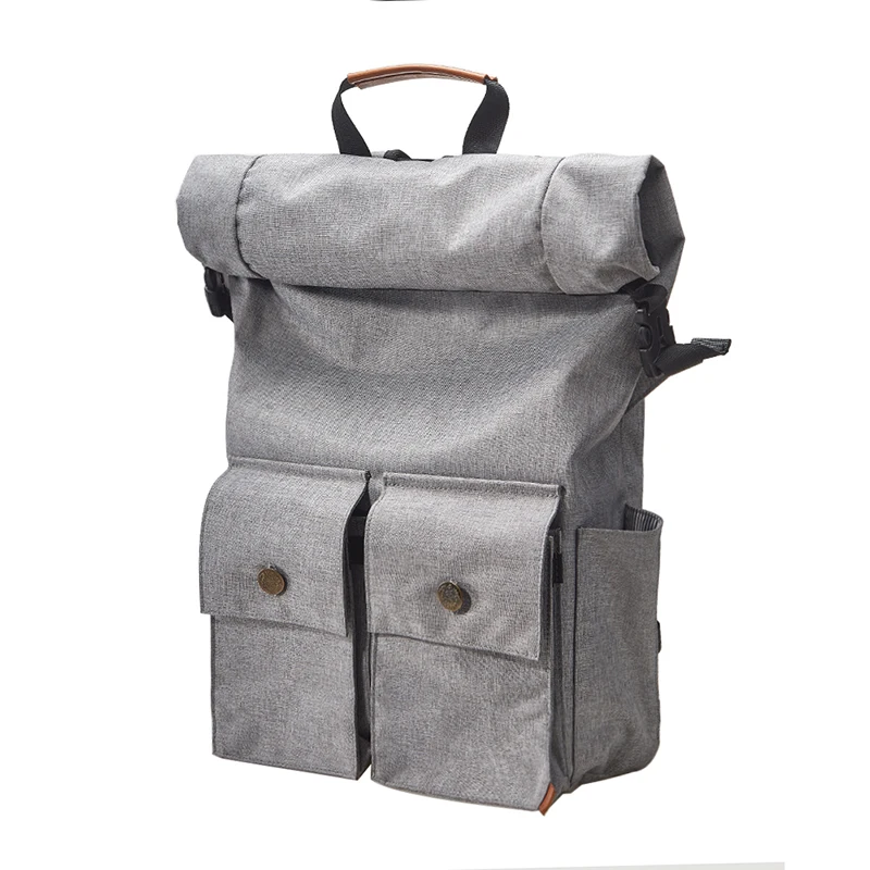 KALIDI Waterproof Roll-top Closure Laptop Notebook Computer Backpack Rucksack for Men and Women School Hiking Travel Backpacks