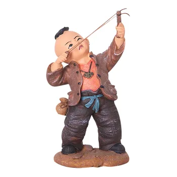 

Chinese Couple Playing Resin Crafts Figurines Home Decorations Creative Wedding Gifts Cute Study Office Bedroom Entrance Display