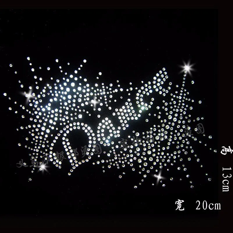 Free Shipping20pcs/Lot Wholesale dance Rhinestone Diamante Transfer