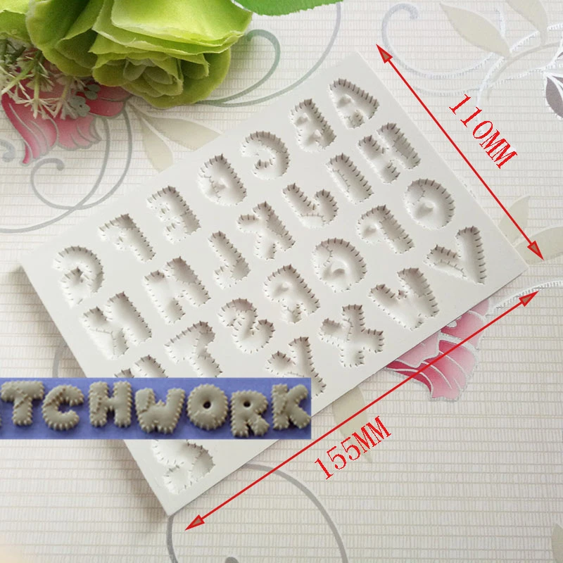 DIY Творческий буквенный Алфавит силиконовые формы Uppercase помадка торт украшения инструменты Gumpaste шоколадный пудинг глина кондитерские формы