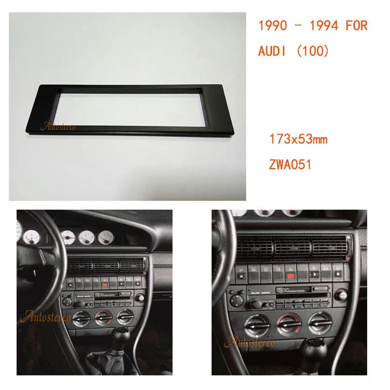 

Car Radio Fascia Refitting Frames for AUDI (100) 1990-1994 Stereo Dash CD Trim Installation Kit 11-051