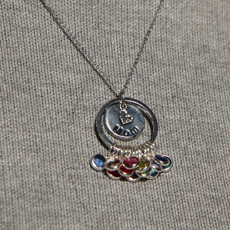 grandma birthstone necklace