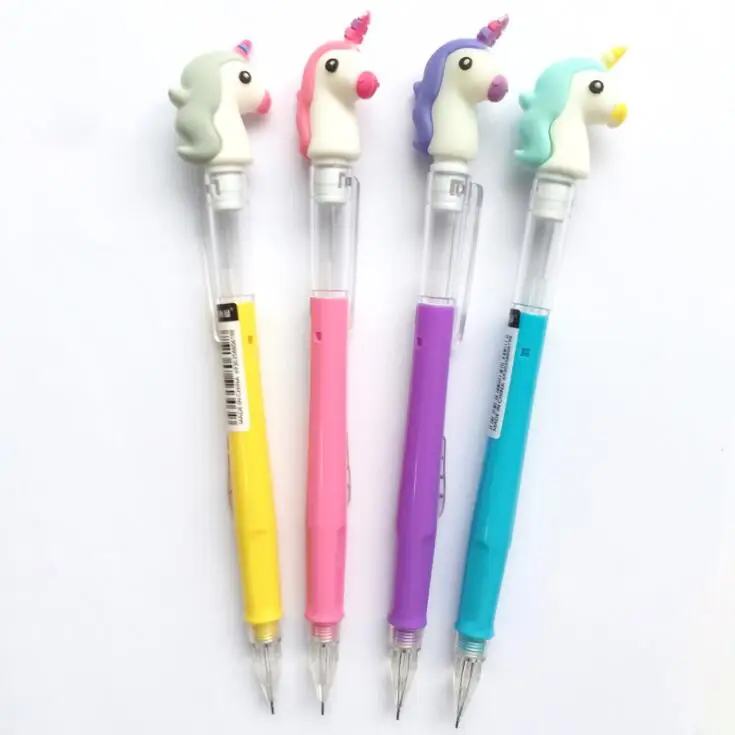 

0.7mm Unicorn Side Press Mechanical Pencil Student Pencil Automatic Pen For Kid School Office Supply Escolar Papelaria
