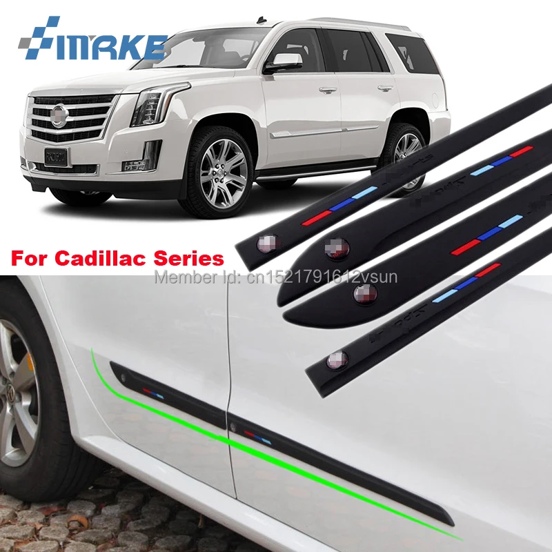 

smRKE High-quality Rubber Car Body Anti Scratch Protector Bumper For Cadillac CT6 XTS XT5 SLS ATS-L SRX XT4 Escalade Series