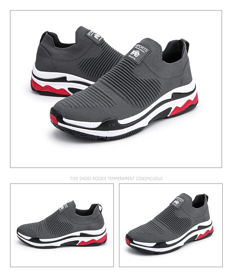 Prikol/Роскошные Брендовые мужские теннисные туфли; летние спортивные носки; удобные высококачественные трикотажные кроссовки; Zapatillas Calcado Street