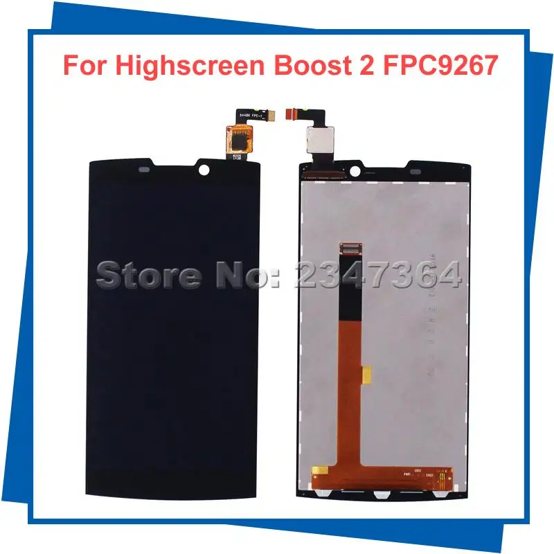 For Highscreen boost 2 se REV C 9267 Version Display FPC 9267 LCD Display Touch Screen