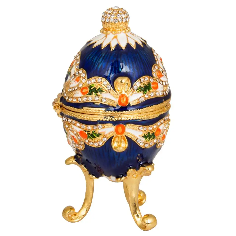 Qifu металлический материал qifu Faberge яйцо искусственная ручная роспись для домашнего декора