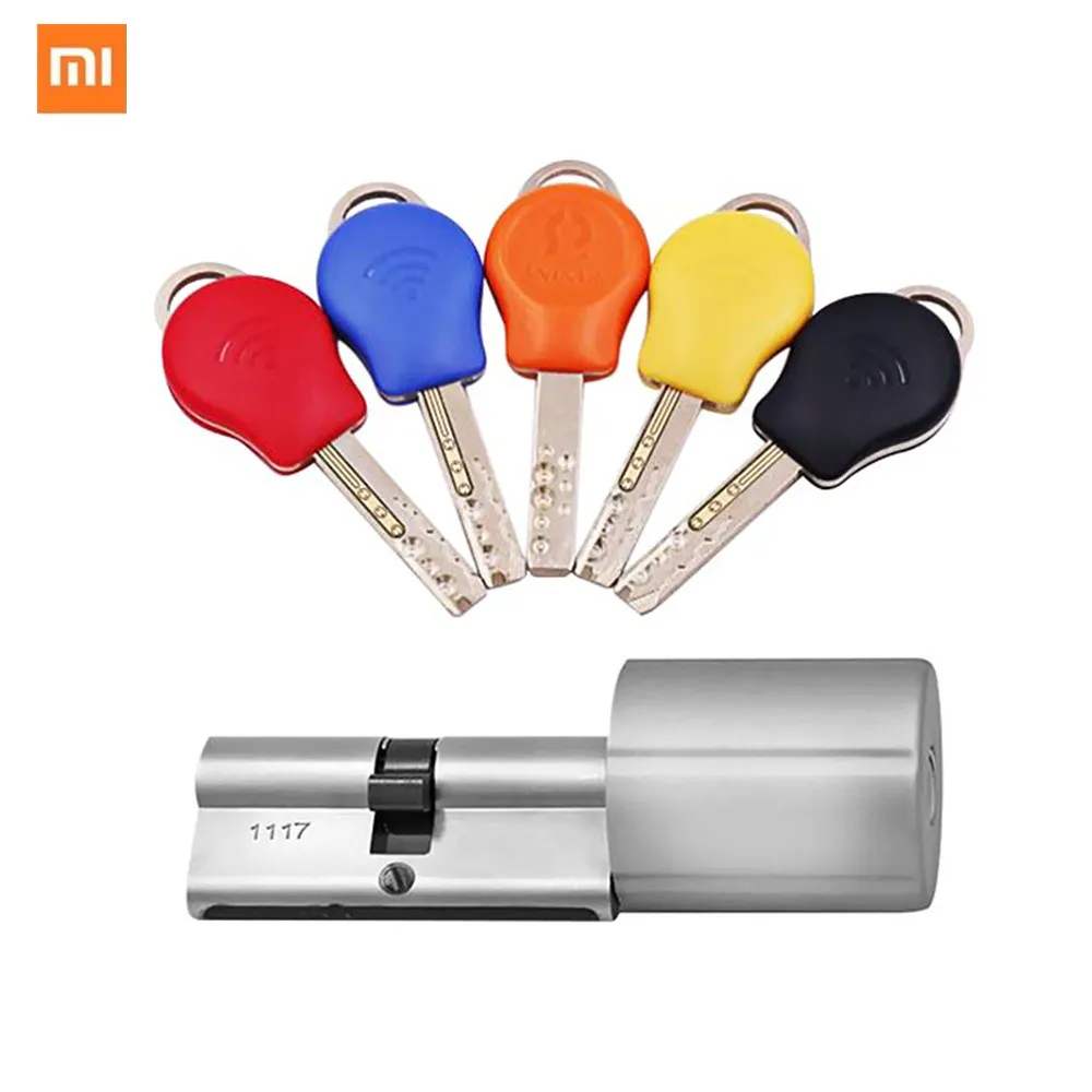 

Original Xiaomi Aqara Practical Anti-theft Security Door Lock Core with Key Compact with 5 keys + 1 Screw