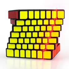 Qiyi X-Man дизайн Искра и Искра м 7x7x7 Магнитный куб Professional Mofangge 7x7 кубик рубика Magic speed Cube Twist развивающие игрушки