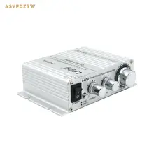 Silver LP-2020A HIFI Class D Digital power amplifier On-delay With overcurrent protection 20W+20W DC 12V