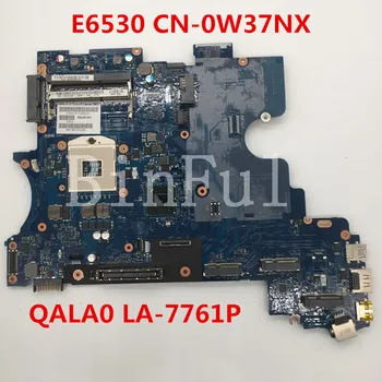 

High quality For Latitude E6520 Laptop motherboard CN-0W37NX 0W37NX W37NX QALA0 LA-7761P HM76 DDR3 100% full Tested