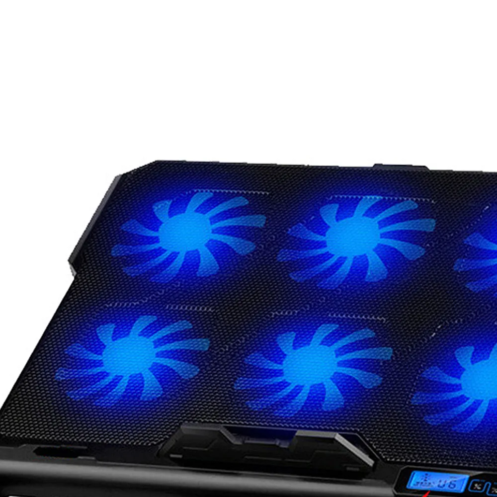 قابل للتعديل شبكة معدنية مكتب للحاسوب شخصي مريح تلفزيون محمول السرير Lapdesk صينية PC الجدول حامل حامل دفاتر الملاحظات مع 2 USB 6 مراوح التبريد قابل للتعديل شبكة معدنية مكتب للحاسوب شخصي مريح تلفزيون محمول السرير Lapdesk صينية PC الجدول حامل حامل دفاتر الملاحظات مع 2 USB 6 مراوح التبريد