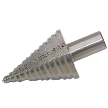 

5-35mm HSS Steel The Pagoda Shape 13 Step Drill Bits Step Cone Cutting Tools Steel Woodworking Wood Metal Drilling