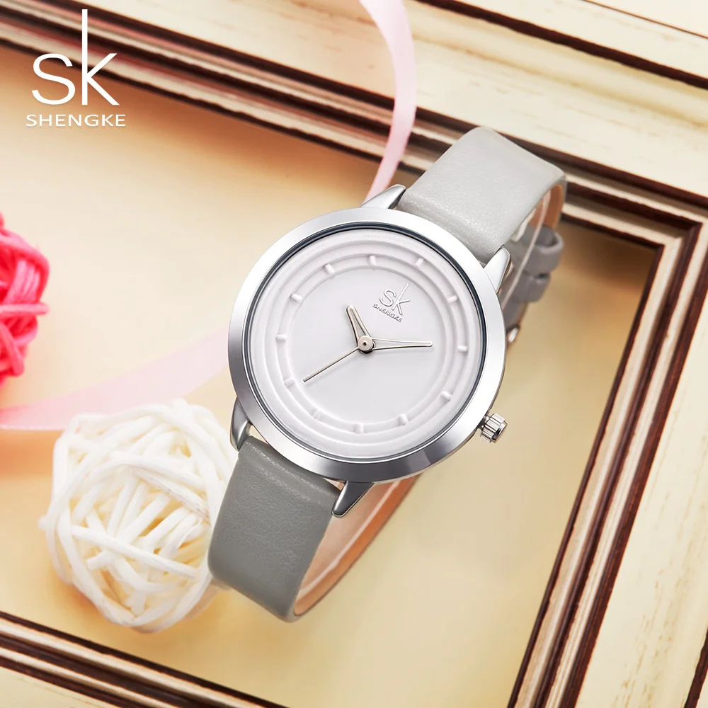 

SK Women Watches Brand Fashion Quartzwatch Wristwatch Clock Relojes Mujer Dress Ladies Watch Business Montre Femme Shengke