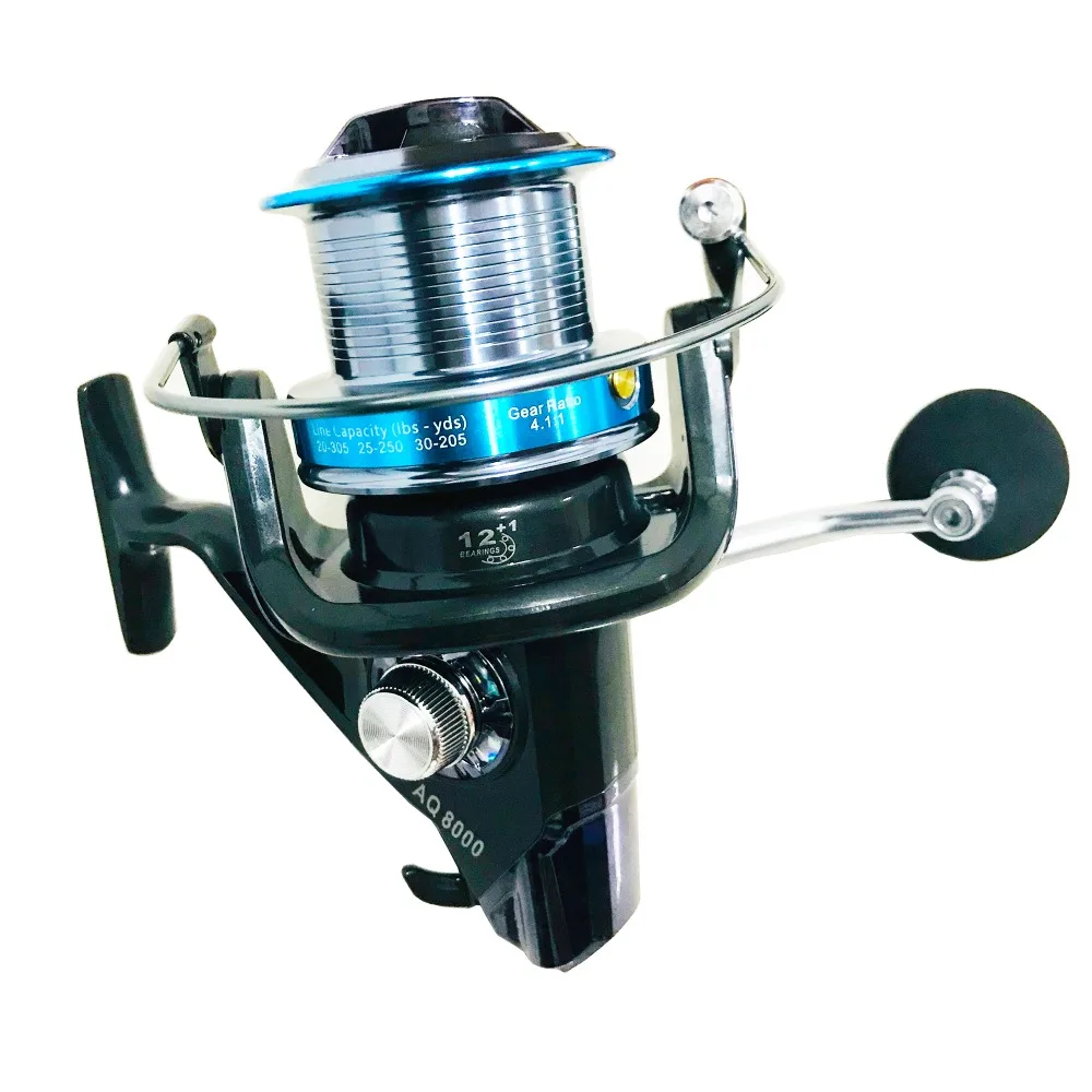 YUYU البحر الصيد الغزل بكرة 8000 9000 المعادن بكرة 12 + 1BB المياه المالحة سمك السلور Surfcasting الصيد بكرة بعيدة عجلة