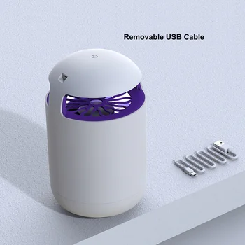 

2019 Newest USB Electronic LED Anti Mosquito Killer Lamp Bug Zapper with Trap Lamp UV LED Light Photocatalyst Fly Bug Dispeller