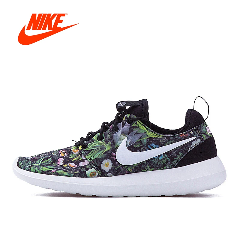 Original New Arrival Official NIKE ROSHE TWO PRINT Women's Low Top Running Shoes Sneakers