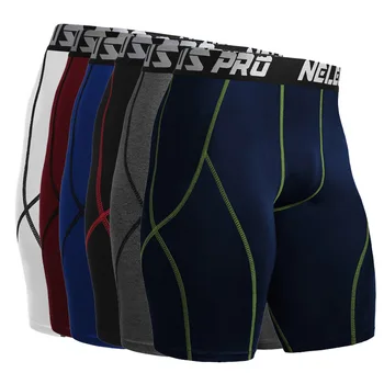 

running shorts men Crossfit Fitness sport shorts Compression Gym Shorts Tights men's sport /gym shorts men B6012