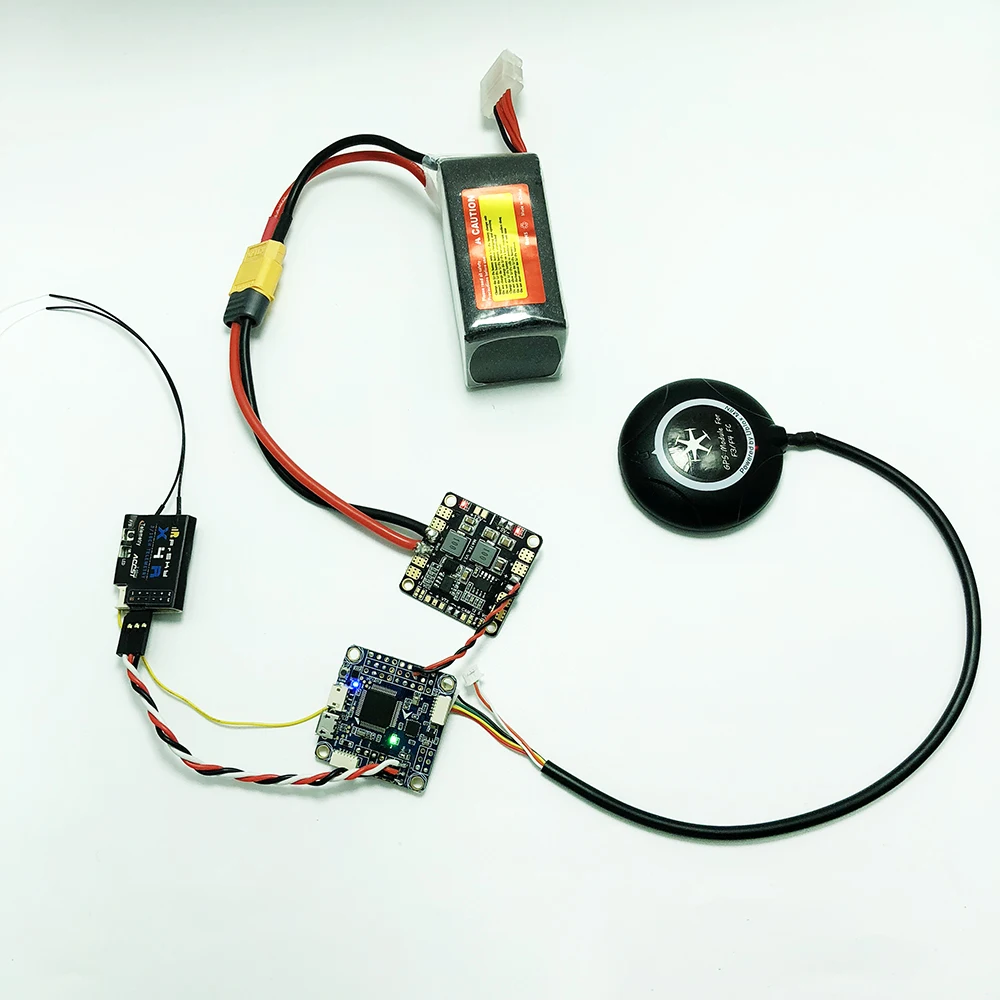 Inav F4 Deluxe 30.5x30.5mm Flight Controller Integrated with M8N GPS