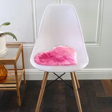 Шт. 1 шт. имитация овчины ковры S искусственный мех нескользящие для спальни, ворсистый гостиная коврики коврик на кухню круглый s