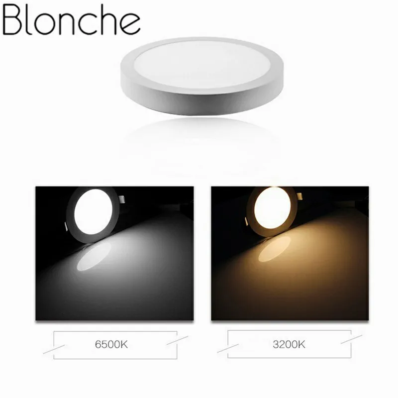 Светодиодная панель Blonche AC85 ~ 265 В Современная потолочная лампа