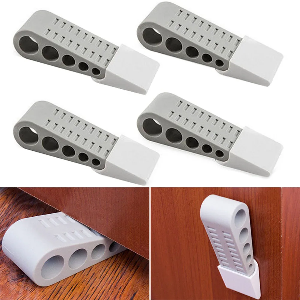 

Home Use Door Stopper Guard Decor TPR Anti Slip Accessories Heavy Duty Protector Home Office Holder Energy Saving Wedge Floor