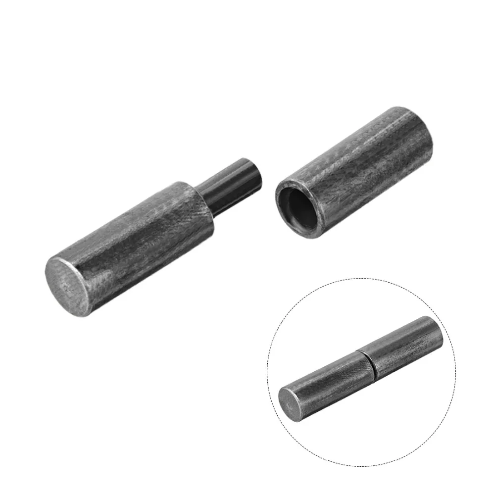 

Uxcell 20pcs 40 x 8 mm 48 x 10 mm Carbon Steel Male to Female Weld-on Hinge Pin Lift-off Hinge Home Gate Door Window Part